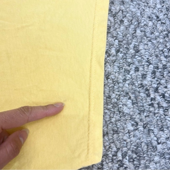 Vintage 90s Delta Pro Weight yellow butterfly print t shirt XXL - Picture 12 of 12